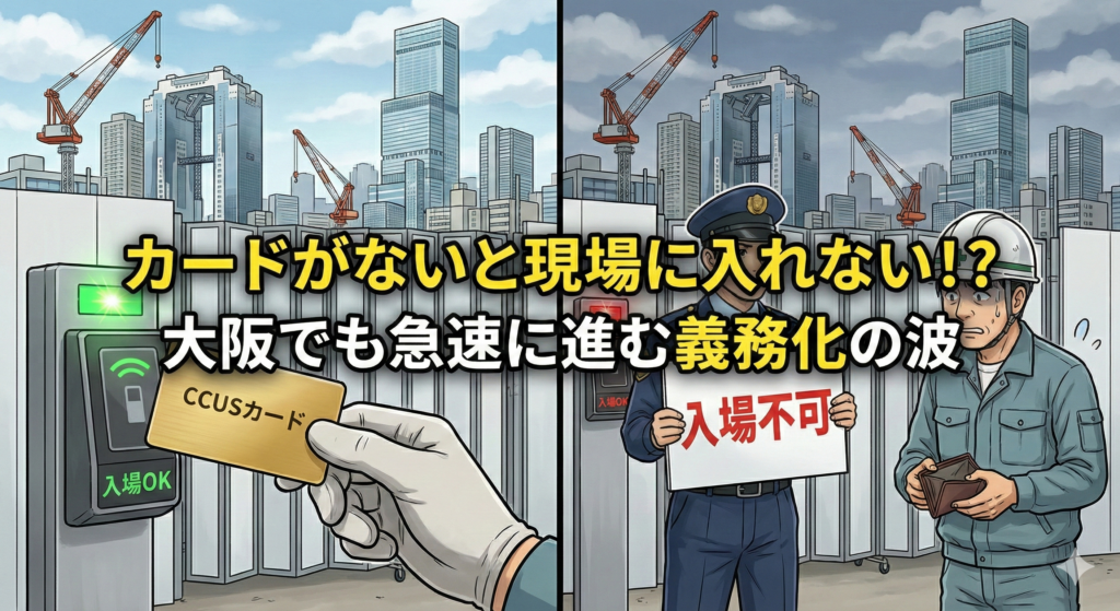 建設キャリアアップシステム（CCUS）は大阪の小規模現場でも義務化される？