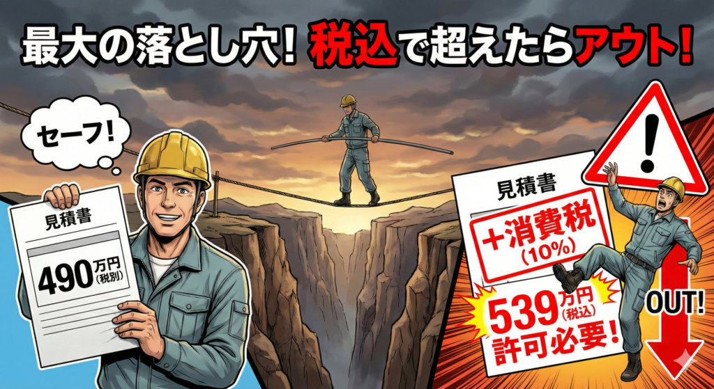 「軽微な工事」なら許可はいらない？500万円未満の請負契約の落とし穴