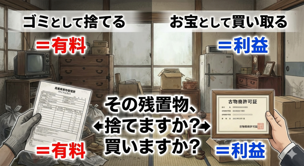 古物商許可は必要？大阪でリフォーム・解体に伴う残置物売買を行う際の注意点