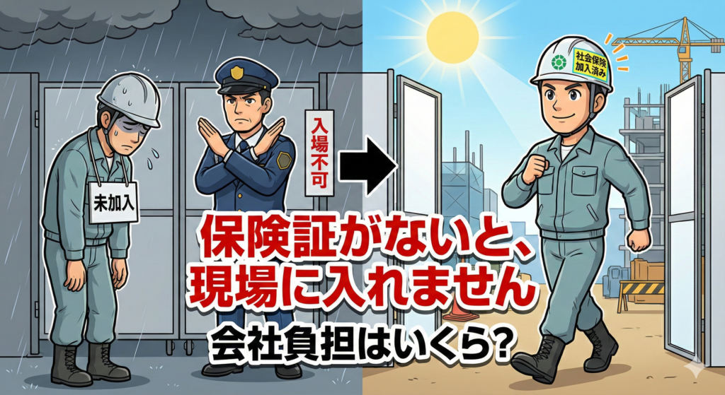 建設業の「社会保険未加入問題」。大阪の現場に入れないリスクと適正な加入コスト