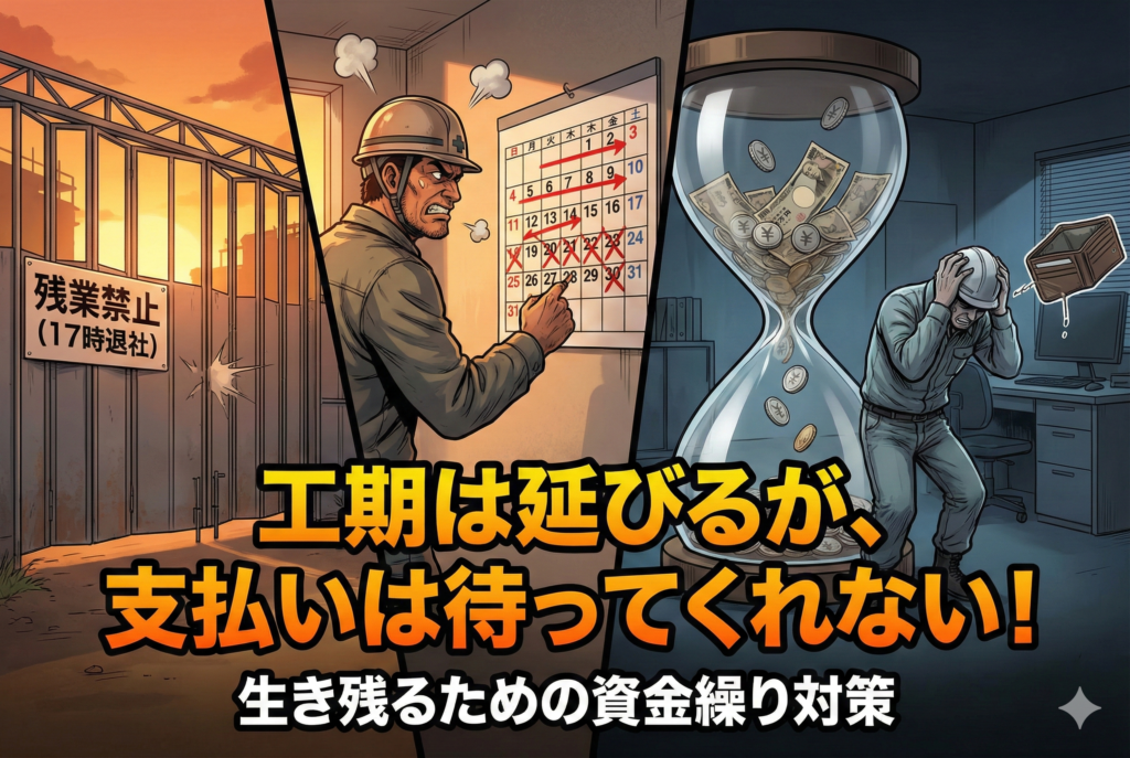 【2025年問題】建設業の残業規制と資金繰り。大阪の現場はどう変わった？