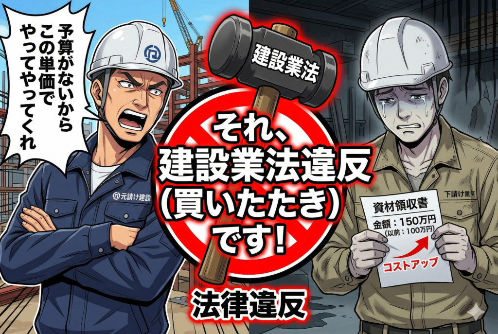 下請法違反していませんか？大阪の元請け・下請け間で起きがちな「買いたたき」事例