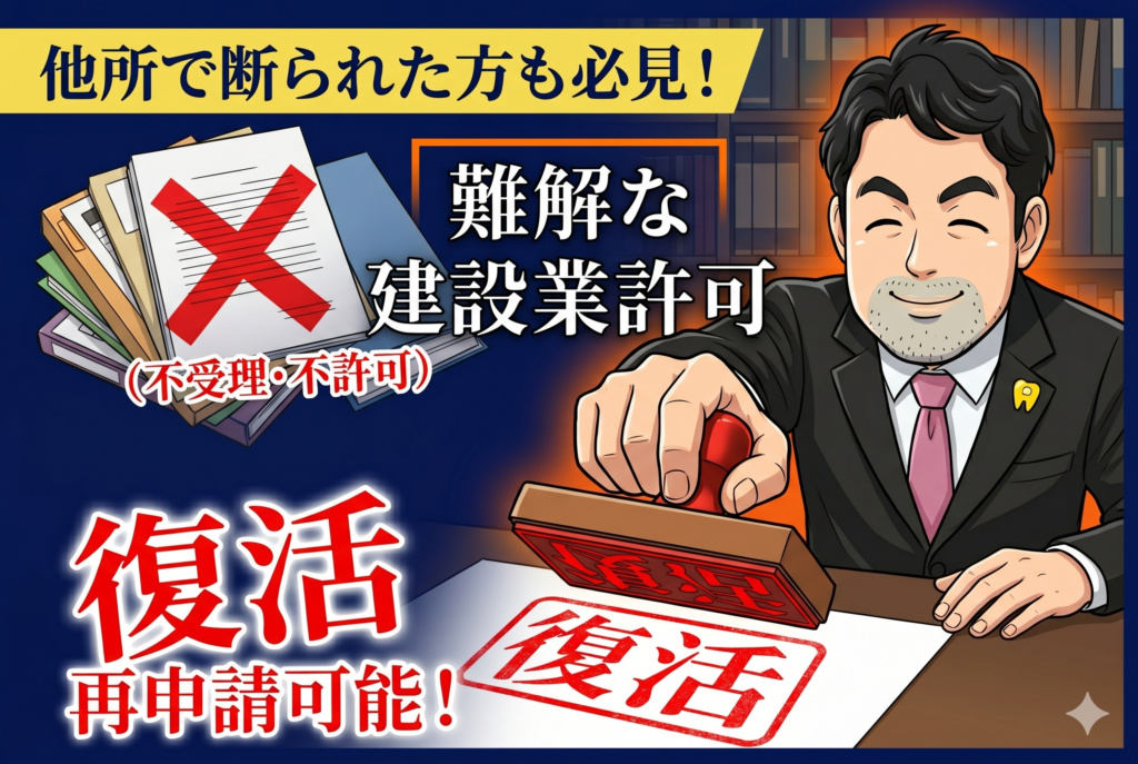 【大阪府版】建設業許可、諦める前に知るべき「復活申請」の方法
