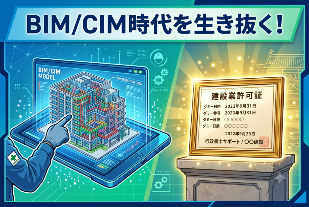 BIM/CIMとは？大阪の小規模事業者が知っておくべき3次元モデルの基礎知識