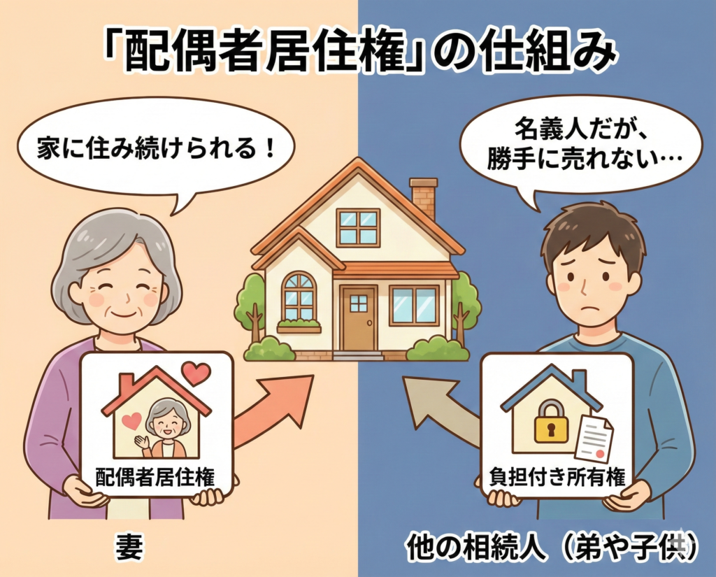 配偶者居住権のイメージ