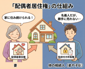 配偶者居住権のイメージ