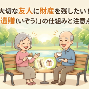 仲の良い友人に財産を譲りたい！「遺贈」という選択肢とは