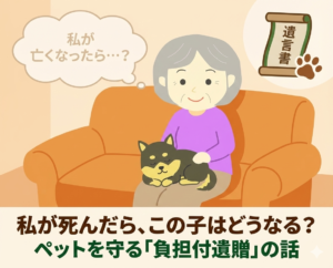 ペットと暮らすおひとり様へ｜私が亡き後、ペットを守るための「負担付遺贈」