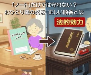 おひとり様の終活｜エンディングノートと遺言書、どちらが先？