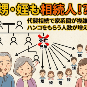 甥や姪が相続人になるケースとは？子供がいない夫婦の複雑化する家系図