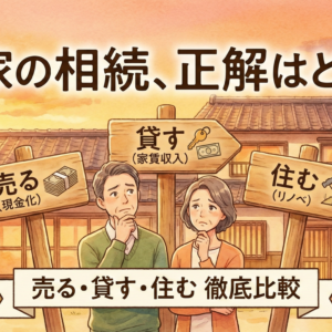 実家の相続「売る・貸す・住む」どれが正解？行政書士×宅建士が教える徹底診断