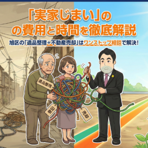 実家じまいにかかる費用と時間は？旭区の「遺品整理＋不動産売却」ワンストップ相談