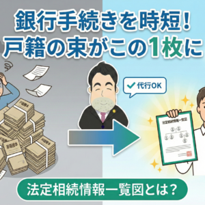 旭区の行政書士が代行。面倒な「法定相続情報一覧図」の作成と活用法｜銀行手続きを劇的に時短！