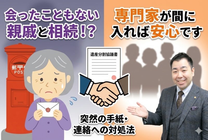 【会ったこともない親戚と遺産分割?】甥や姪が相続に巻き込まれた時のストレスとプロ直伝の対処法