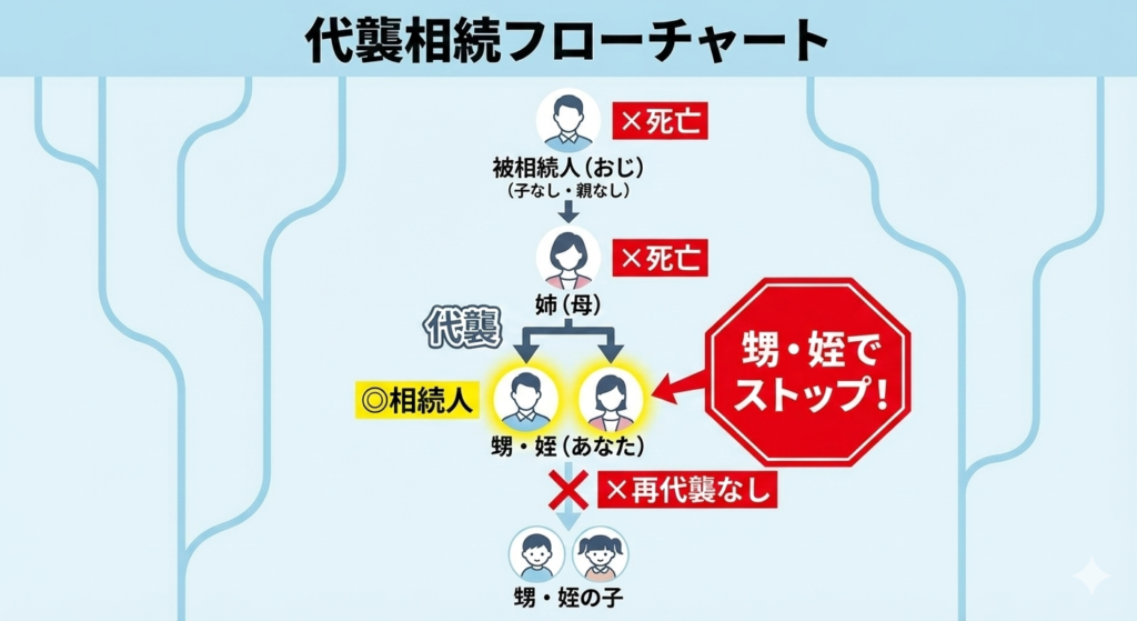 代襲相続フローチャート