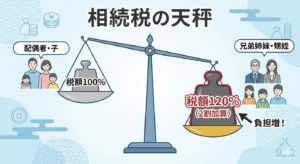 相続税の天秤