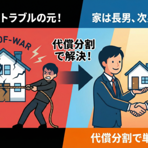 共有名義の不動産相続はトラブルの元！「代償分割」で単独所有にする方法とメリット