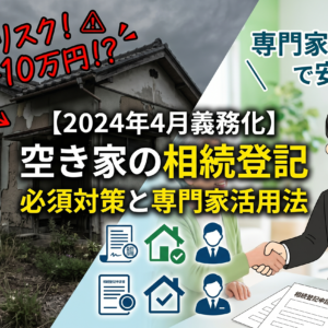 【2024年4月義務化】空き家の相続登記を放置するとどうなる？10万円の過料と必須対策