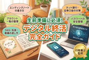 生前に準備すべき「デジタル終活」完全ガイド。アカウント一覧とエンディングノートの書き方