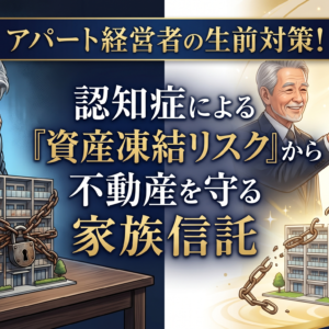 アパート経営者・不動産オーナーの生前対策！認知症による「資産凍結」を防ぐ民事信託