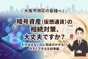 【大阪市旭区の相続相談】暗号資産（仮想通貨）の相続対策は万全ですか？今すぐできる生前準備