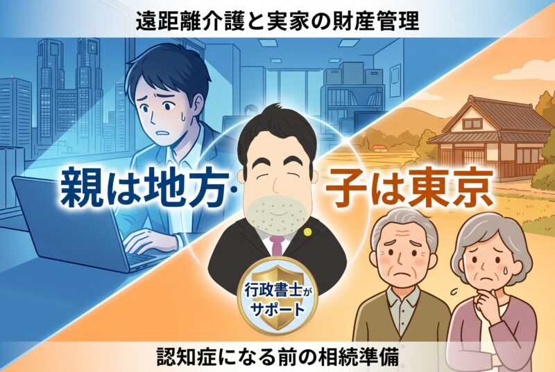 親は地方・子は東京。遠距離介護中のご家族が今すぐすべき「実家の財産把握と終活」