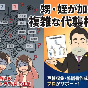 兄弟姉妹間での相続争いを防ぐ！甥・姪が代襲相続人になる場合の複雑な遺産分割協議
