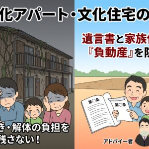 相続した老朽化アパート（文化住宅）の立ち退き・解体と遺言による生前対策の重要性
